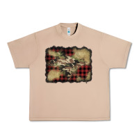 Burro buffalo plaid christmas camouflage glitter background Urban Heavy Tee - Jasminsmagicworld