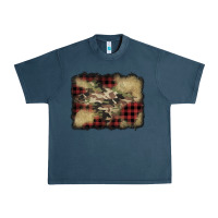 Midnight Navy buffalo plaid christmas camouflage glitter background Urban Heavy Tee - Jasminsmagicworld