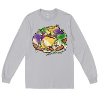 Moon Dust mardi gras king cake Long Sleeve Tee - MaliasSmallBusiness