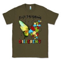 Army Green it's ok to be different Classic Tee - MaliasSmallBusiness
