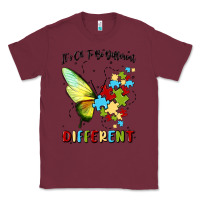 Burgundy it's ok to be different Classic Tee - MaliasSmallBusiness