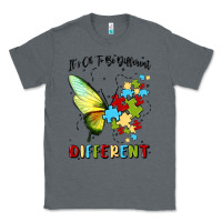 Charcoal Heather it's ok to be different Classic Tee - MaliasSmallBusiness