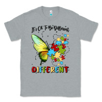 Heather Grey it's ok to be different Classic Tee - MaliasSmallBusiness