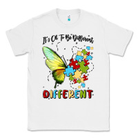 White it's ok to be different Classic Tee - MaliasSmallBusiness