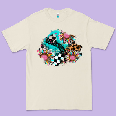 Race Sunflower Patches Premium Tee Designed By Adodesignshop