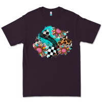 Plum race sunflower patches Premium Tee - AdoDesignShop