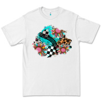 White race sunflower patches Premium Tee - AdoDesignShop