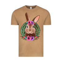 Vintage Camel western leopard and flowers easter bunny Vintage Tee - Jasminsmagicworld