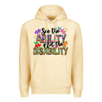 Pina Colada see the ability not the disability nca Premium Hoodie - NancyCooperArtShop