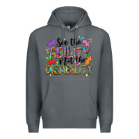 Rock see the ability not the disability nca Premium Hoodie - NancyCooperArtShop