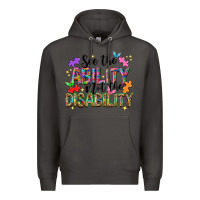 Smoke see the ability not the disability nca Premium Hoodie - NancyCooperArtShop