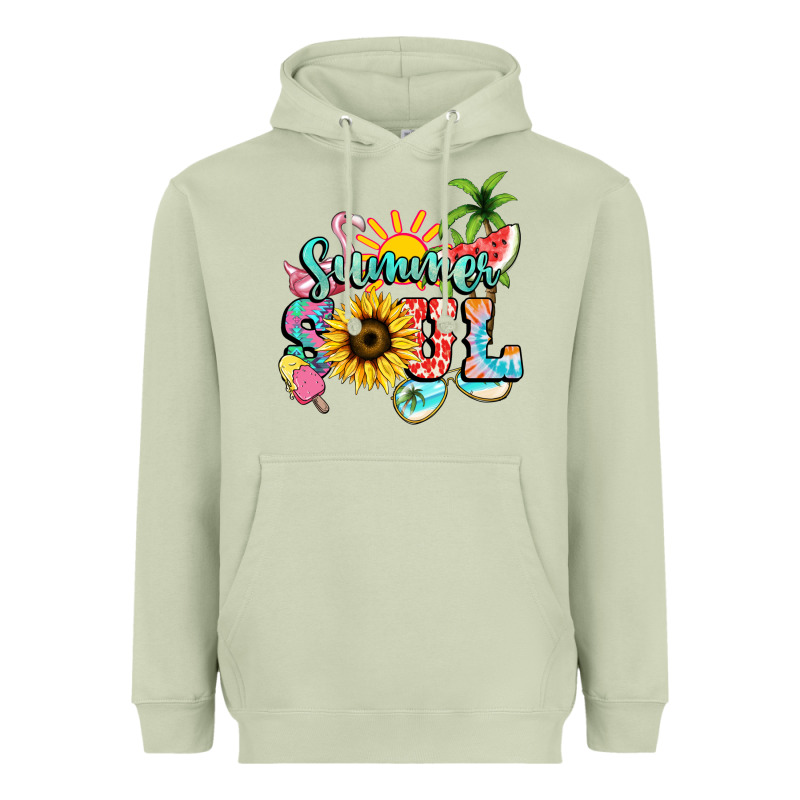 Summer Soul Heavyweight Hoodie by NancyCooperArtShop | Teevron