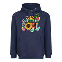 Navy summer soul Heavyweight Hoodie - NancyCooperArtShop