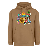 Toasted Coconut summer soul Heavyweight Hoodie - NancyCooperArtShop