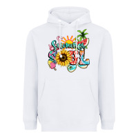 White summer soul Heavyweight Hoodie - NancyCooperArtShop