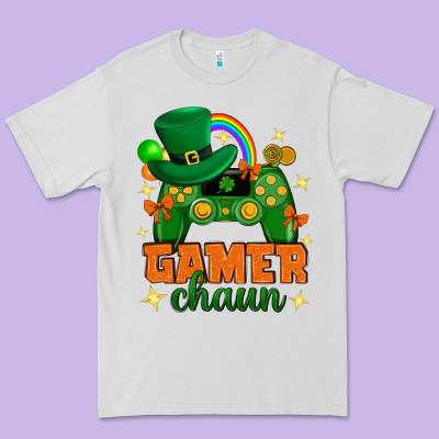 Gamer Chaun St.patricks Day Premium Tee Designed By Neo Western