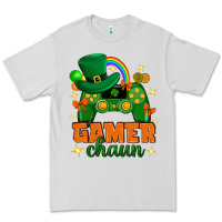 Dove Grey Gamer chaun st.patricks day Premium Tee - Neo Western