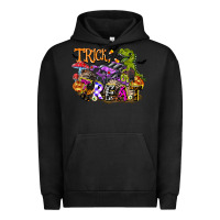 Pigment Black trick rawr treat Urban Hoodie - FaDigitalArtStudio