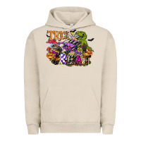 Pigment French Oak trick rawr treat Urban Hoodie - FaDigitalArtStudio