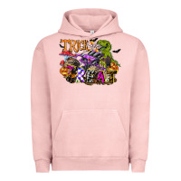 Pigment Salmon trick rawr treat Urban Hoodie - FaDigitalArtStudio