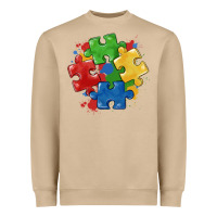 Mushroom autism puzzles Heavyweight Sweatshirt - MaliasSmallBusiness
