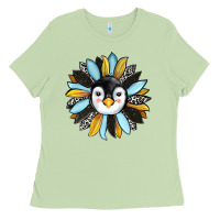 Matcha penguin sunflower Ladies Tee - RanaPortraitStore