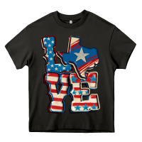 Asphalt Love Texas  4th of july Heavy Core Tee - CowGirlArtShop