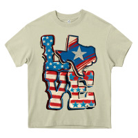 Mossy Love Texas  4th of july Heavy Core Tee - CowGirlArtShop