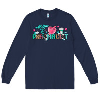 Navy pharmacist Long Sleeve Tee - MaliasSmallBusiness