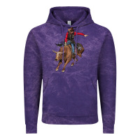 Cloud Purple western cowboy Vintage Hoodie - AdoDesignShop