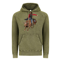 Vintage Olive western cowboy Vintage Hoodie - AdoDesignShop