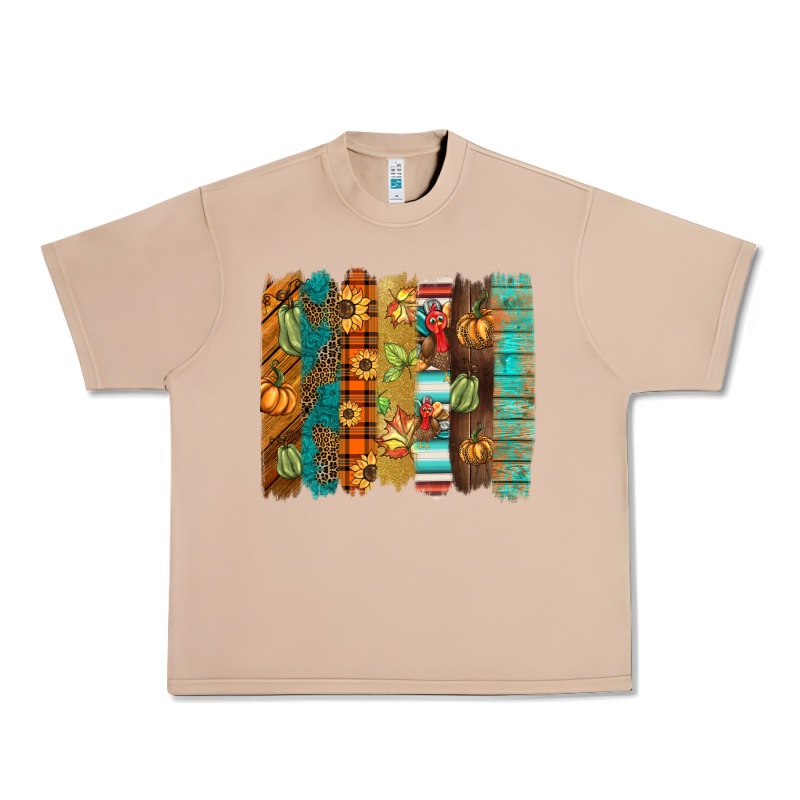 Thanksgiving Brushstroke Urban Heavy Tee by BarkalooDesign | Teevron