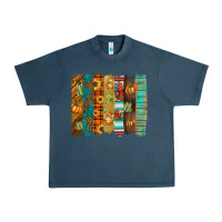 Midnight Navy thanksgiving brushstroke Urban Heavy Tee - BarkalooDesign
