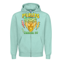 Seafoam fearless joshua 1 9 cheetah Zipper Hoodie - LillyAllenDesigns
