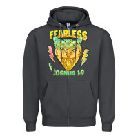 Smoke fearless joshua 1 9 cheetah Zipper Hoodie - LillyAllenDesigns