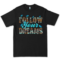 Black follow your dreams Premium Tee - HRA Design Shop