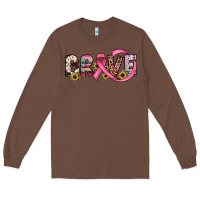 Chestnut brave cancer awareness ribbon Long Sleeve Tee - JahusDesignShop