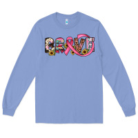 Colony Blue brave cancer awareness ribbon Long Sleeve Tee - JahusDesignShop