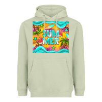 Matcha summer Heavyweight Hoodie - NancyCooperArtShop