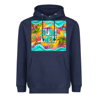 Navy summer Heavyweight Hoodie - NancyCooperArtShop