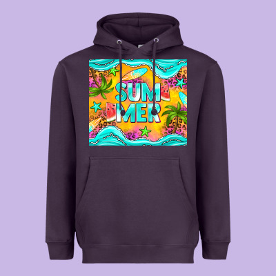 Summer Heavyweight Hoodie Designed By Nancycooperartshop