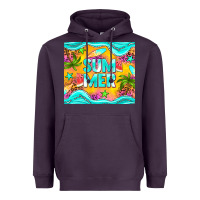 Plum summer Heavyweight Hoodie - NancyCooperArtShop
