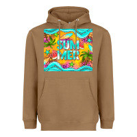 Toasted Coconut summer Heavyweight Hoodie - NancyCooperArtShop