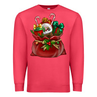 Cardinal Chrismas Santa claus bag Premium Sweatshirt - NancyCooperArtShop
