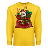 Lemon Chrismas Santa claus bag Premium Sweatshirt - NancyCooperArtShop