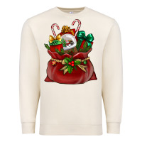 Sandshell Chrismas Santa claus bag Premium Sweatshirt - NancyCooperArtShop