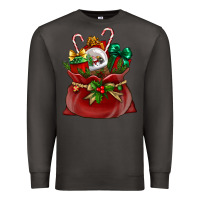 Smoke Chrismas Santa claus bag Premium Sweatshirt - NancyCooperArtShop