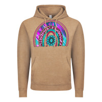 Vintage Coffee rainbow and gemstone Vintage Hoodie - AdoDesignShop