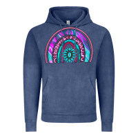 Vintage Denim rainbow and gemstone Vintage Hoodie - AdoDesignShop