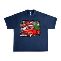 Navy merry christmas red truck christmas trees Urban Heavy Tee - Jasminsmagicworld